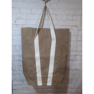Trader Joe’s Reusable Washable Paper Tote Shopping Bag Used Once
